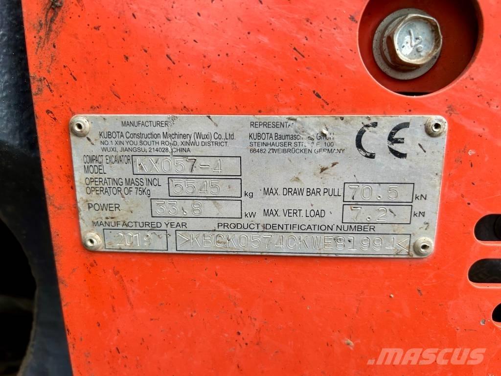 Kubota KX 057-4 Mini excavators < 7t (Mini diggers)