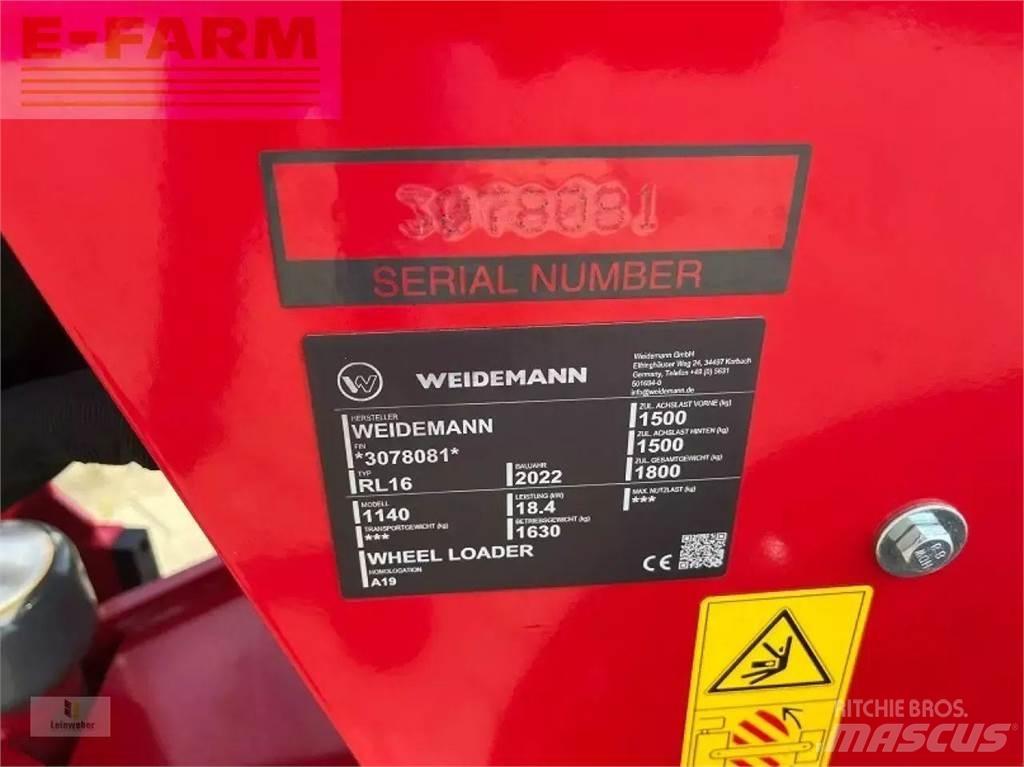 Weidemann 1140 Wheel loaders