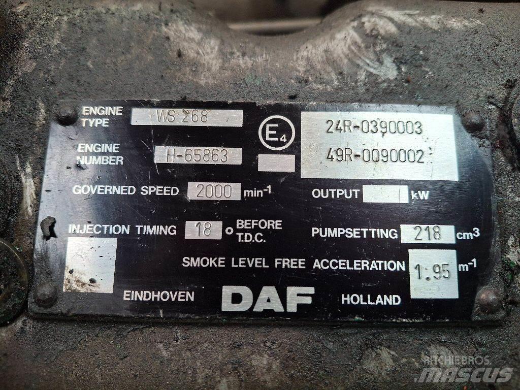 DAF WS268 Engines