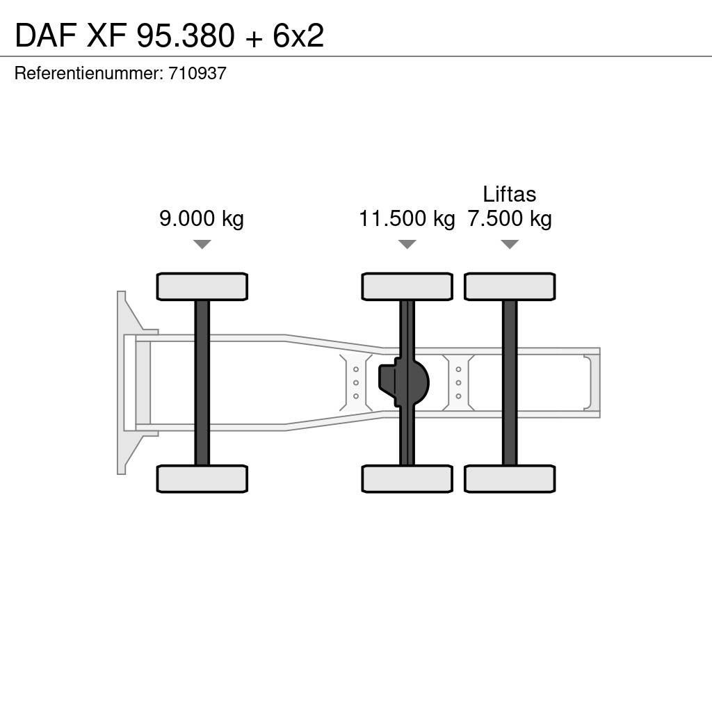 DAF XF 95.380 + 6x2 Tractor Units