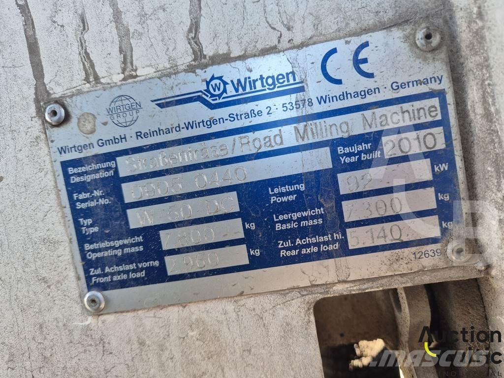 Wirtgen W50DC Asphalt cold milling machines