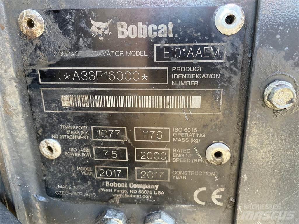 Bobcat E10 Wheeled excavators