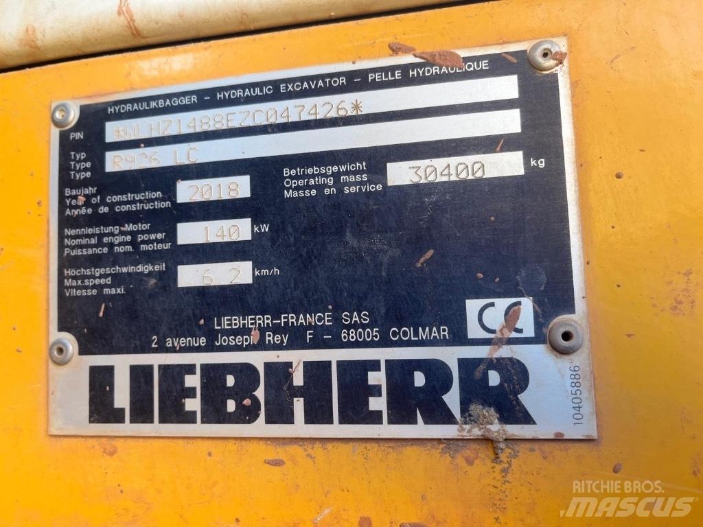 Liebherr R 926 LC Crawler excavators