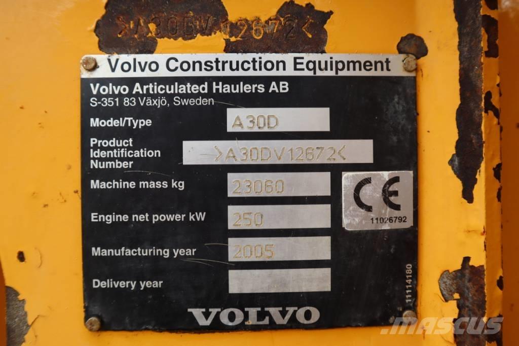 Volvo A 30 D Articulated Dump Trucks (ADTs)