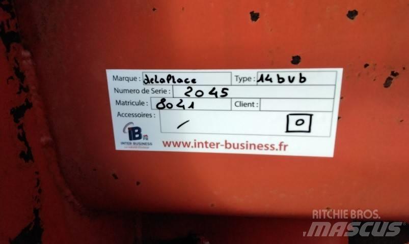 Delaplace 14 BVB Tipper trailers