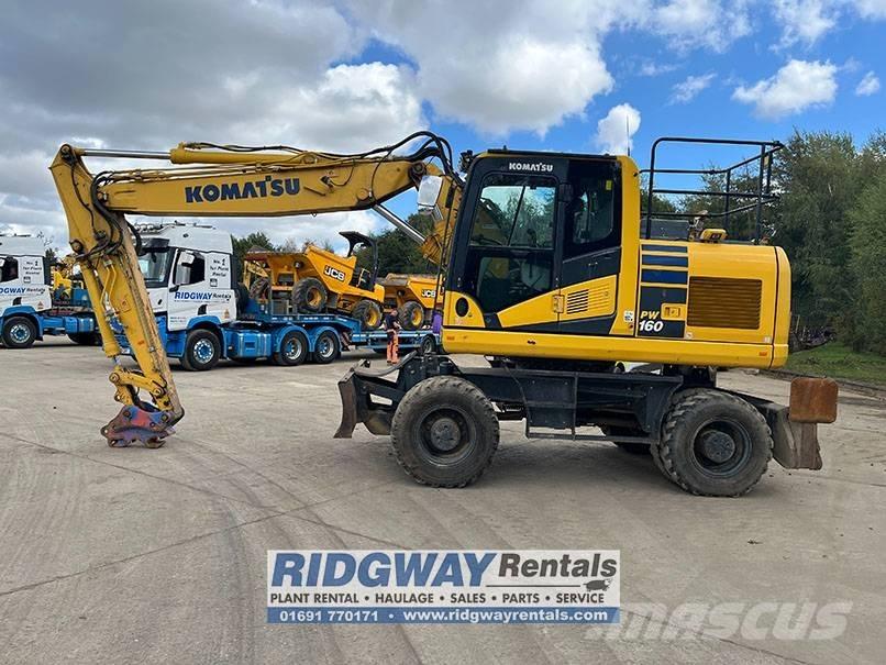 Komatsu PW 160-11 Wheeled excavators