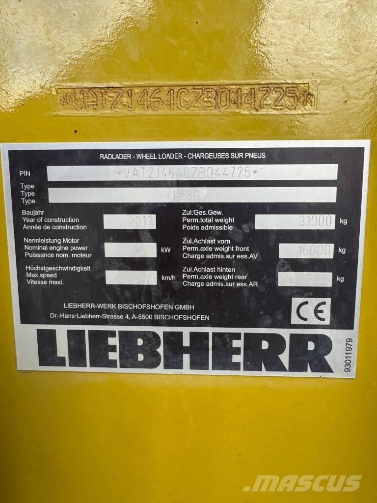 Liebherr L 580 Wheel loaders