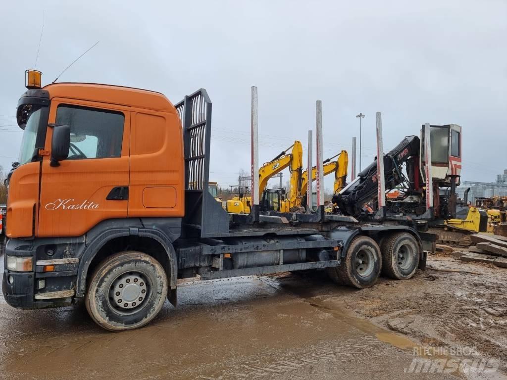 Scania R 580 Timber trucks