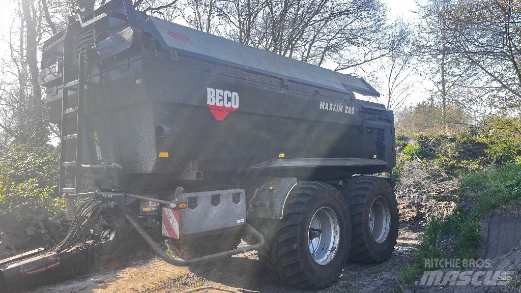 Beco Maxxim 260 Tipper trailers