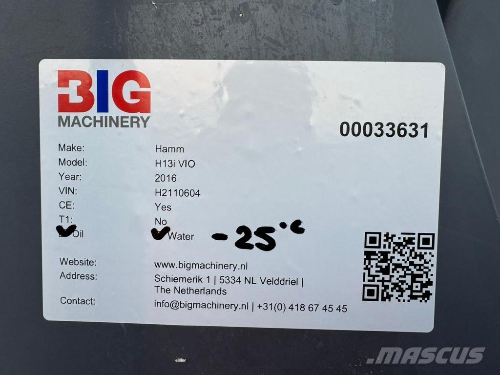 Hamm H13i VIO Single drum rollers