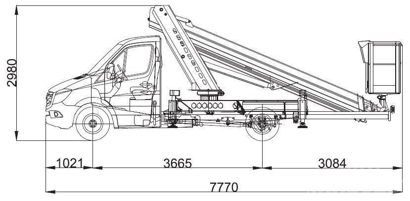 Ruthmann Ecoline 230 Truck & Van mounted aerial platforms