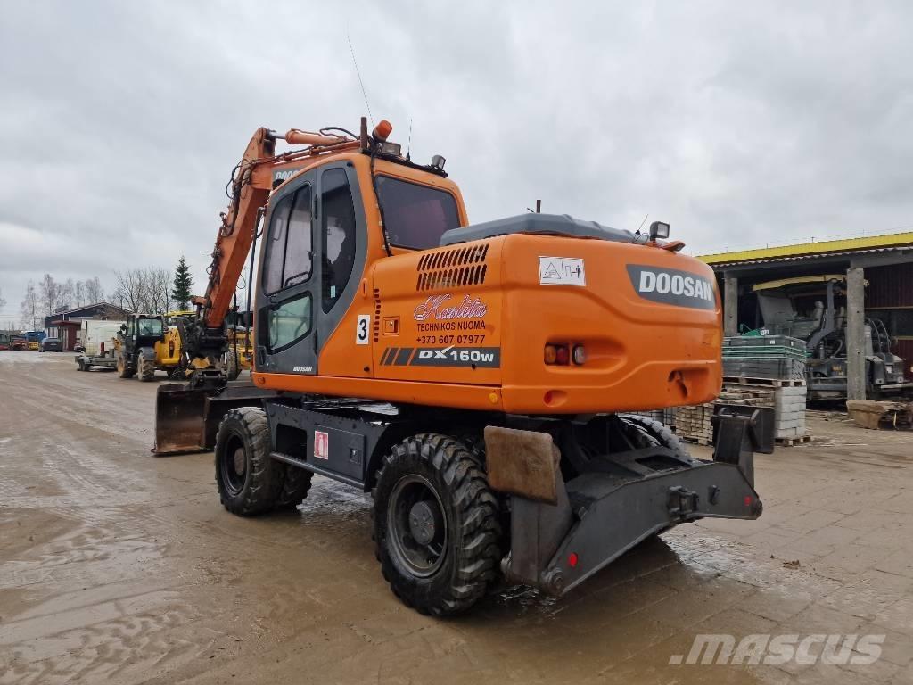 Doosan DX 160 W Wheeled excavators