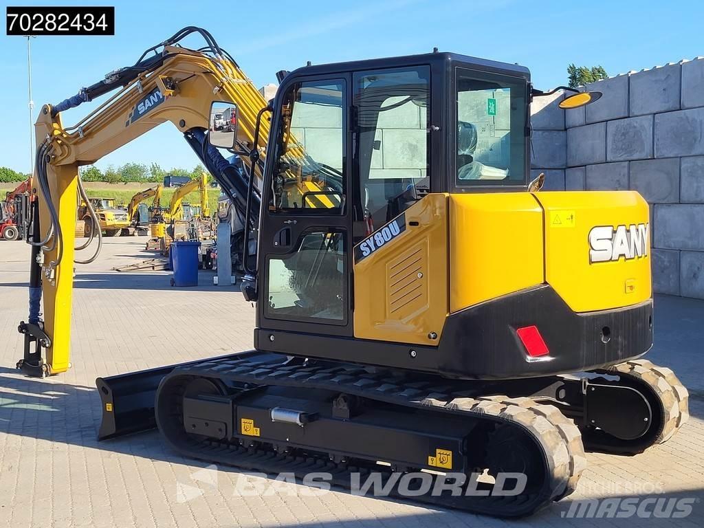 Sany SY80 U A/C Mini excavators < 7t (Mini diggers)