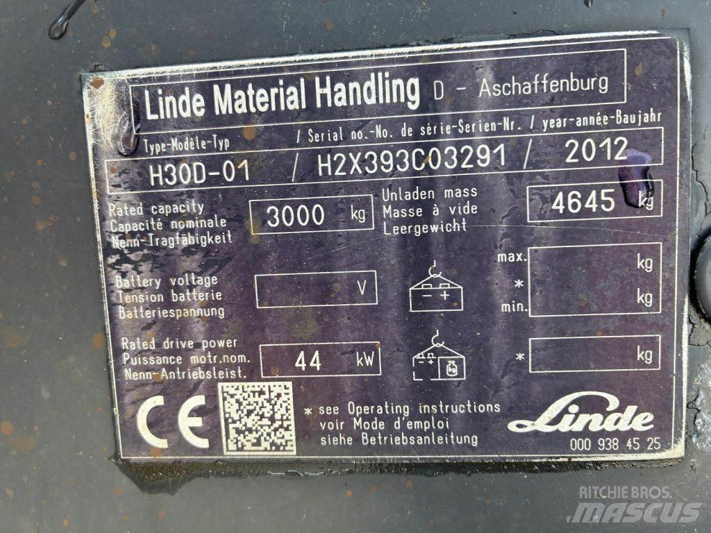 Linde H 30D01 Diesel trucks