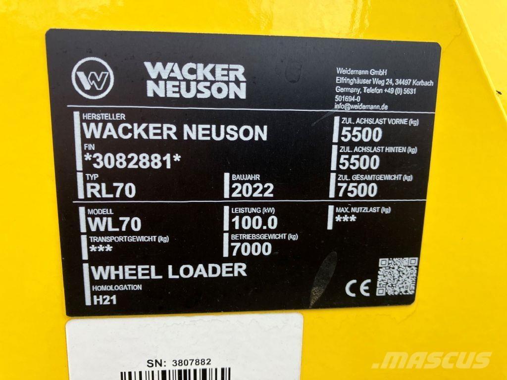 Wacker WL 70 Wheel loaders