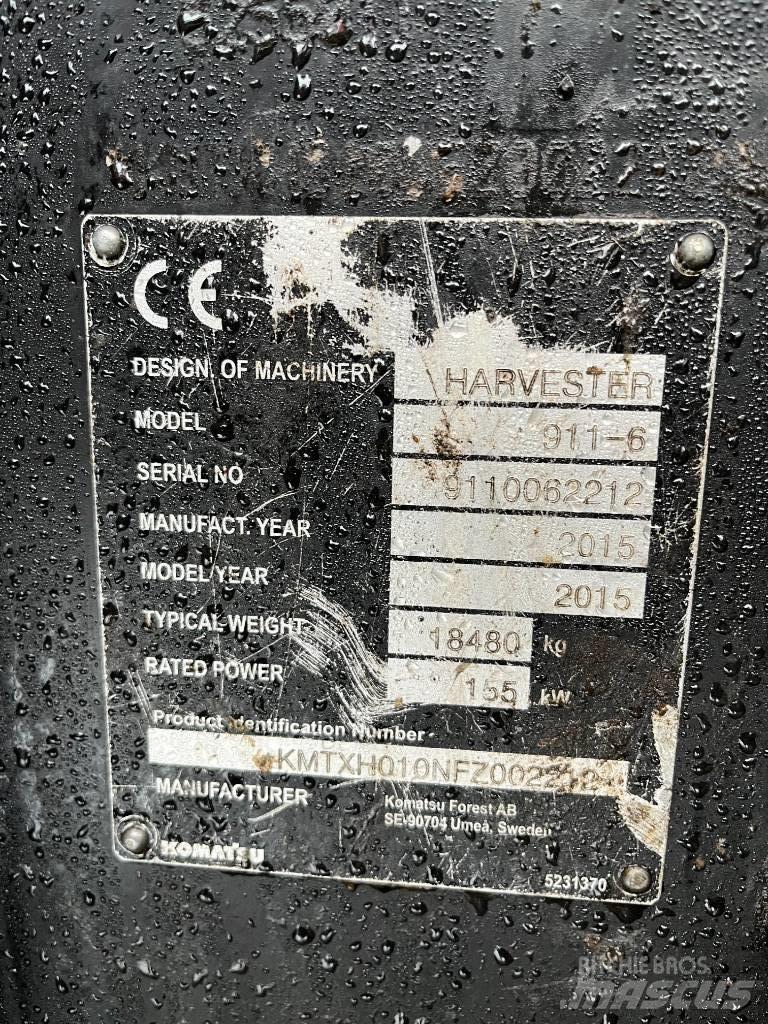 Komatsu 911.6 Harvesters