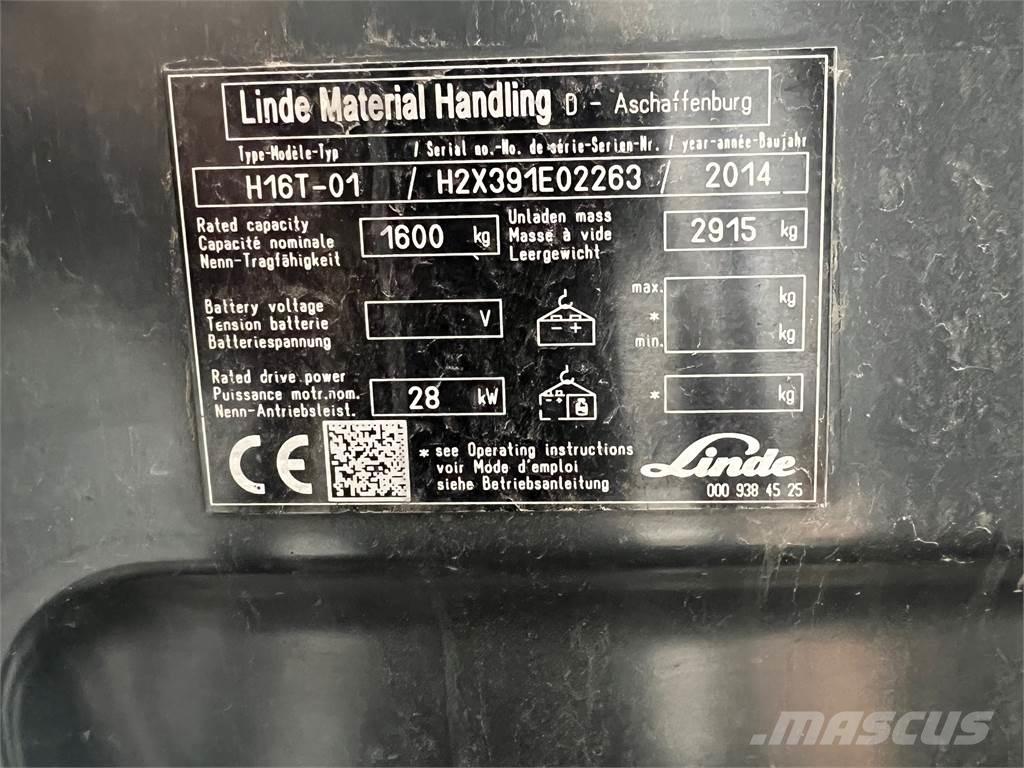 Linde H16T LPG trucks