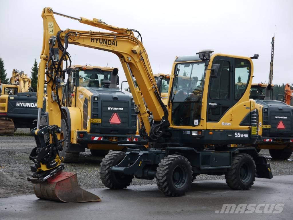 Hyundai R 55W-9A Wheeled excavators