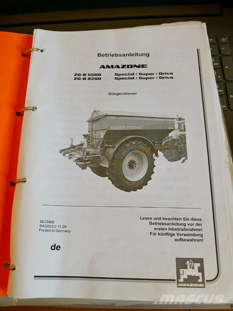 Amazone ZG-B 5500 Mineral spreaders