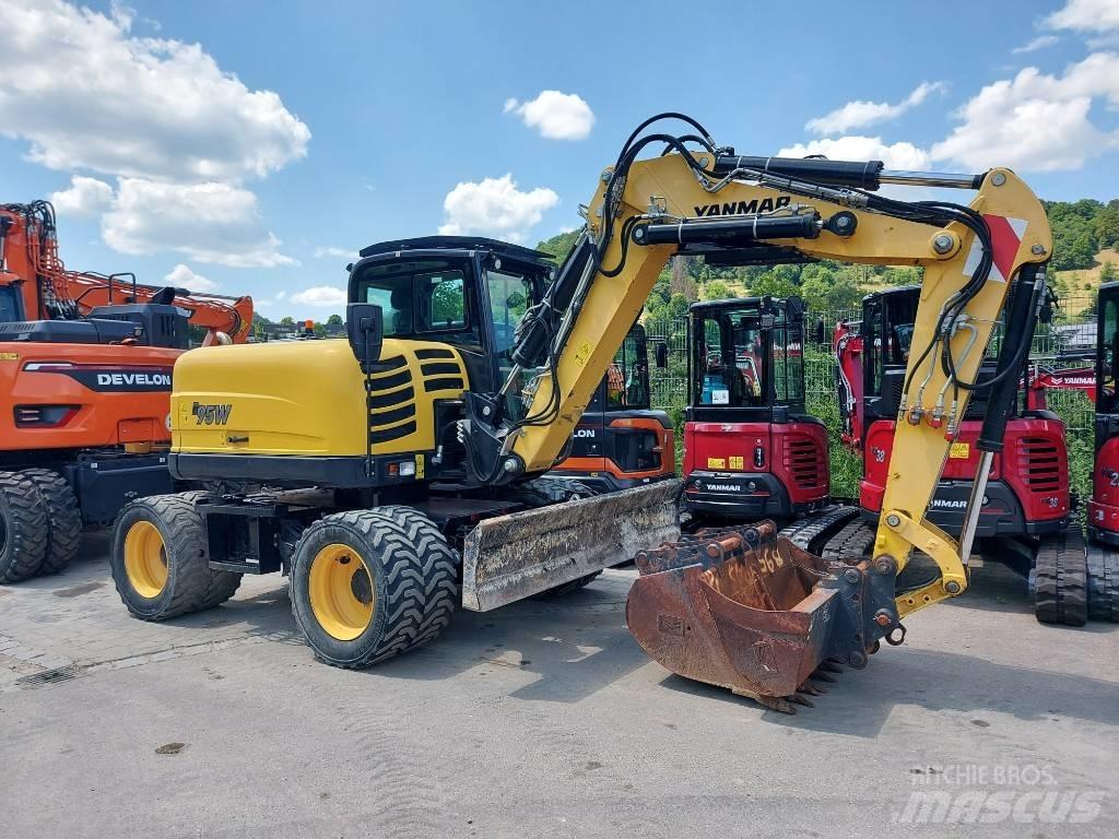 Yanmar B 95 W Wheeled excavators