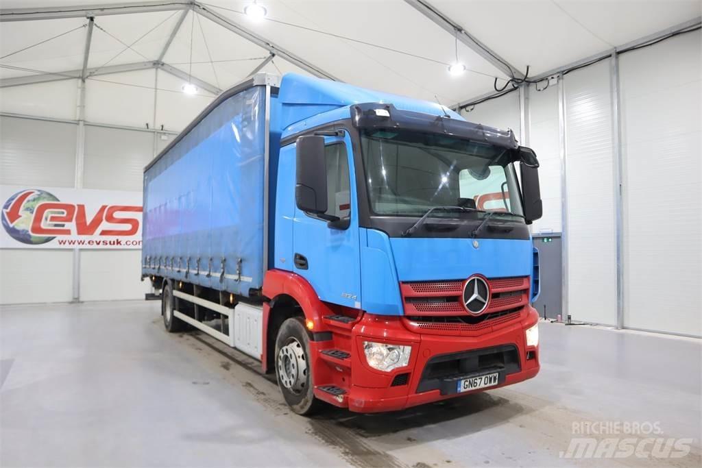 Mercedes-Benz ANTOS 1824 Curtainsider trucks