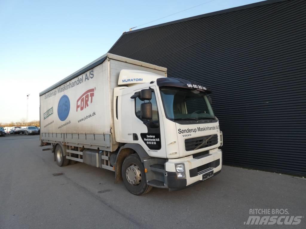 Volvo FE 280 Curtainsider trucks