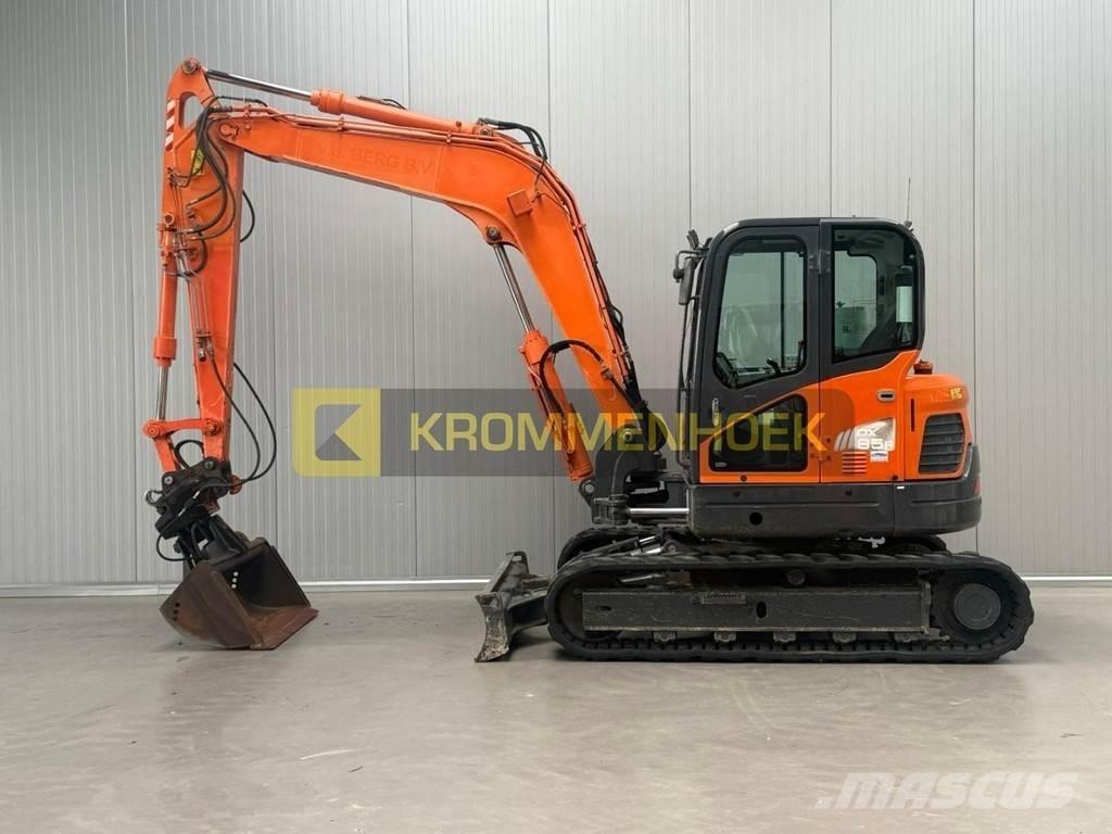 Doosan DX 85R-3 Midi excavators  7t - 12t