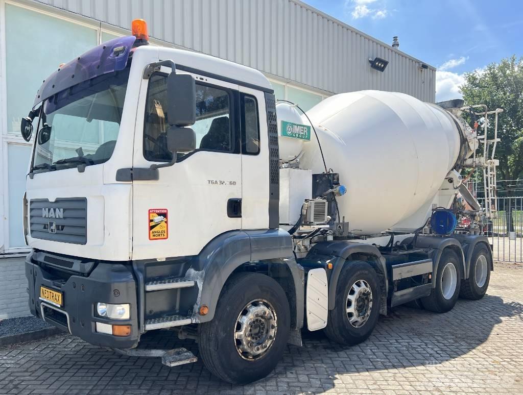 MAN TGA 32.360       9m3 Concrete trucks
