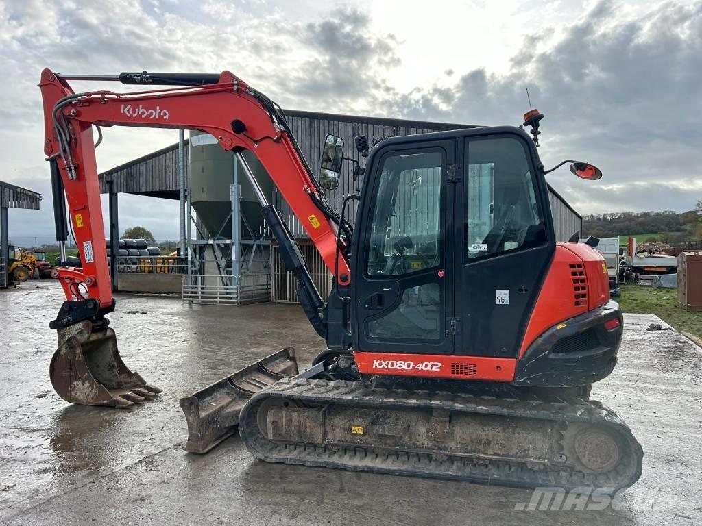 Kubota KX 080-4 Midi excavators  7t - 12t