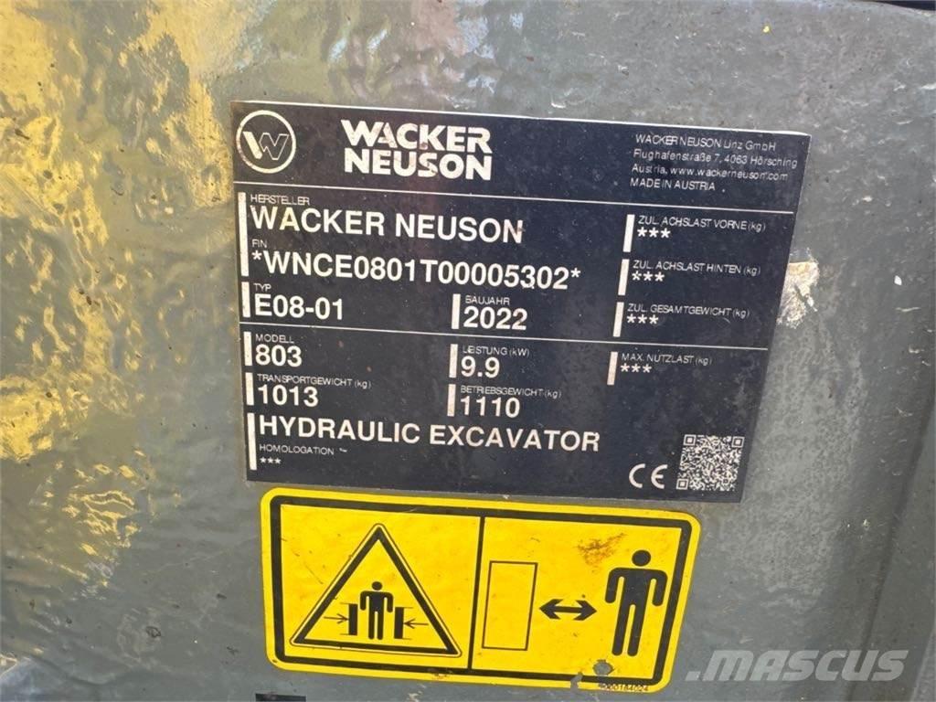 Wacker Neuson 803 Crawler excavators