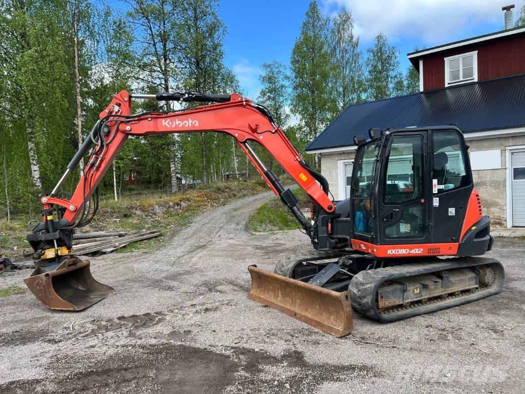 Kubota KX 080-4 Midi excavators  7t - 12t