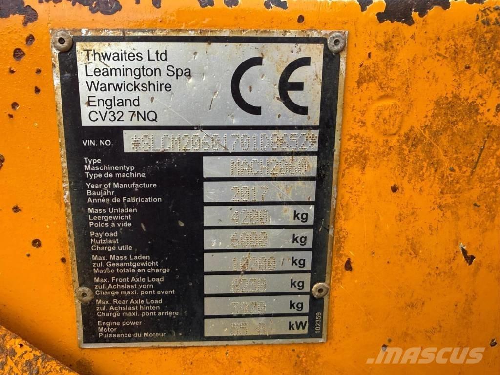 Thwaites MACH2060 Site dumpers
