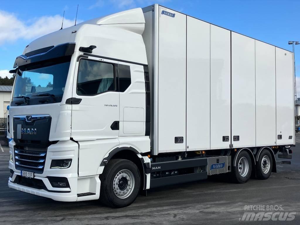 MAN TGX 26.520 Box body trucks