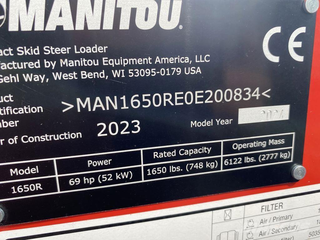 Manitou 1650R Skid steer loaders