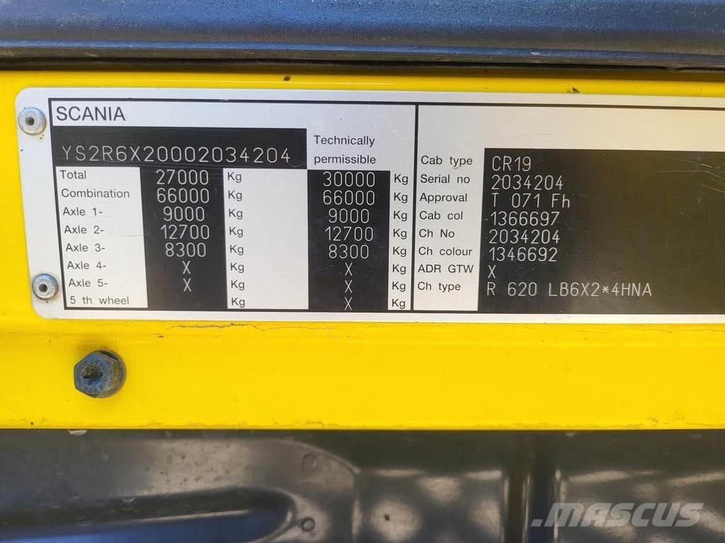 Scania R620 6X2*4 Tipper trucks