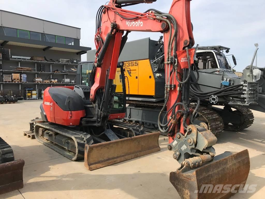 Kubota KX 080-4 Midi excavators  7t - 12t