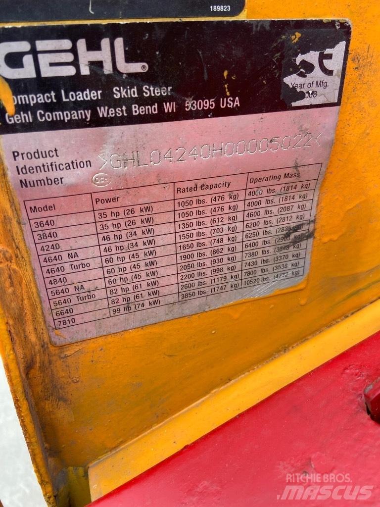Gehl 4240 Skid steer loaders