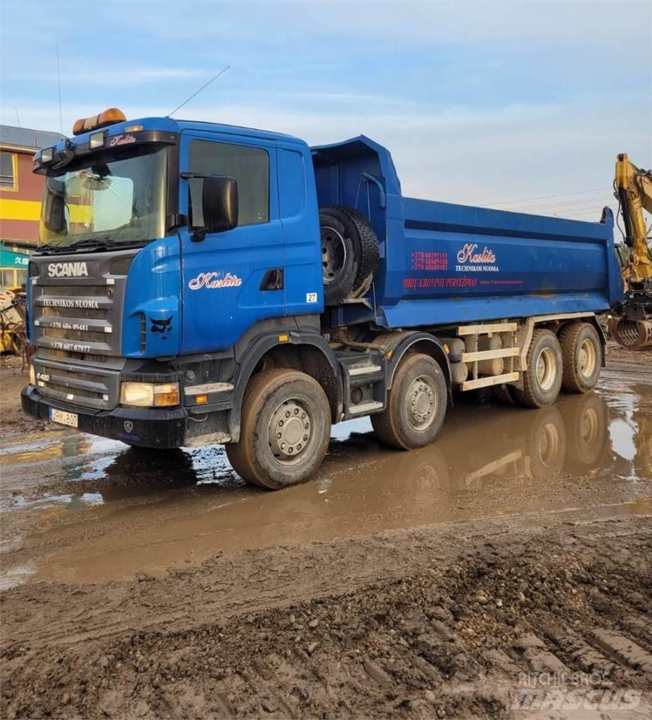 Scania R 420 8X4 Skip loader trucks