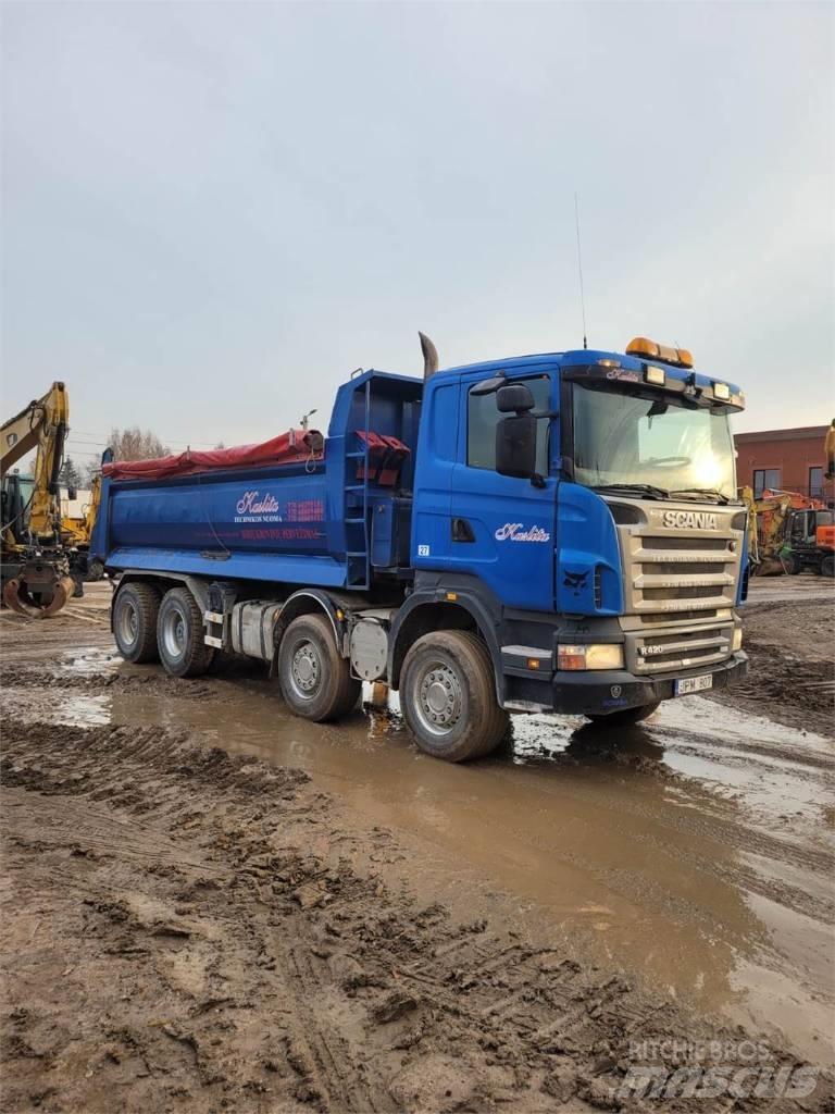 Scania R 420 8X4 Skip loader trucks