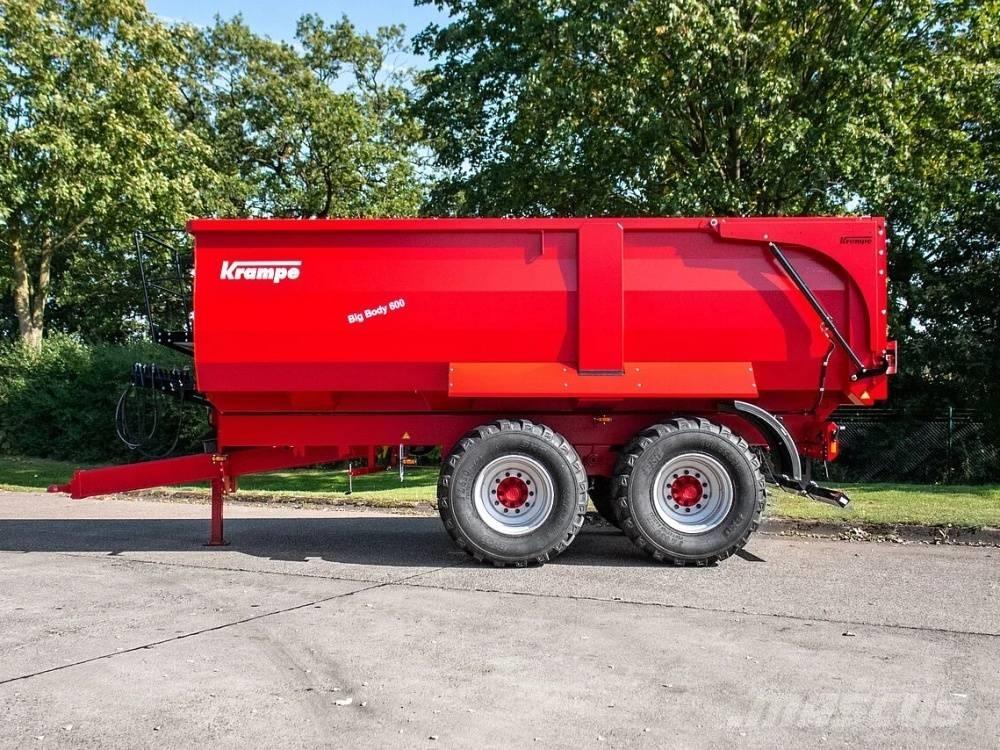 Krampe Big Body 600 Tipper trailers