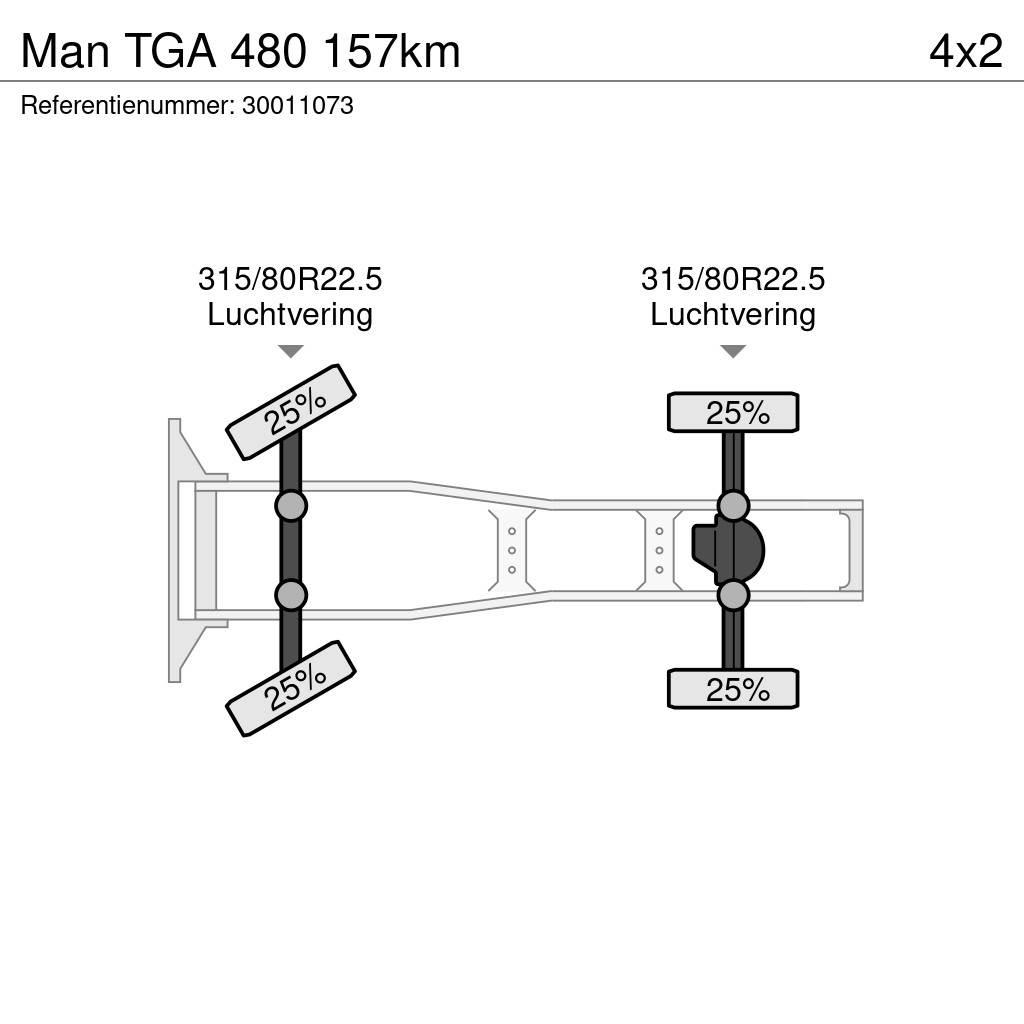 MAN TGA 480 157km Tractor Units