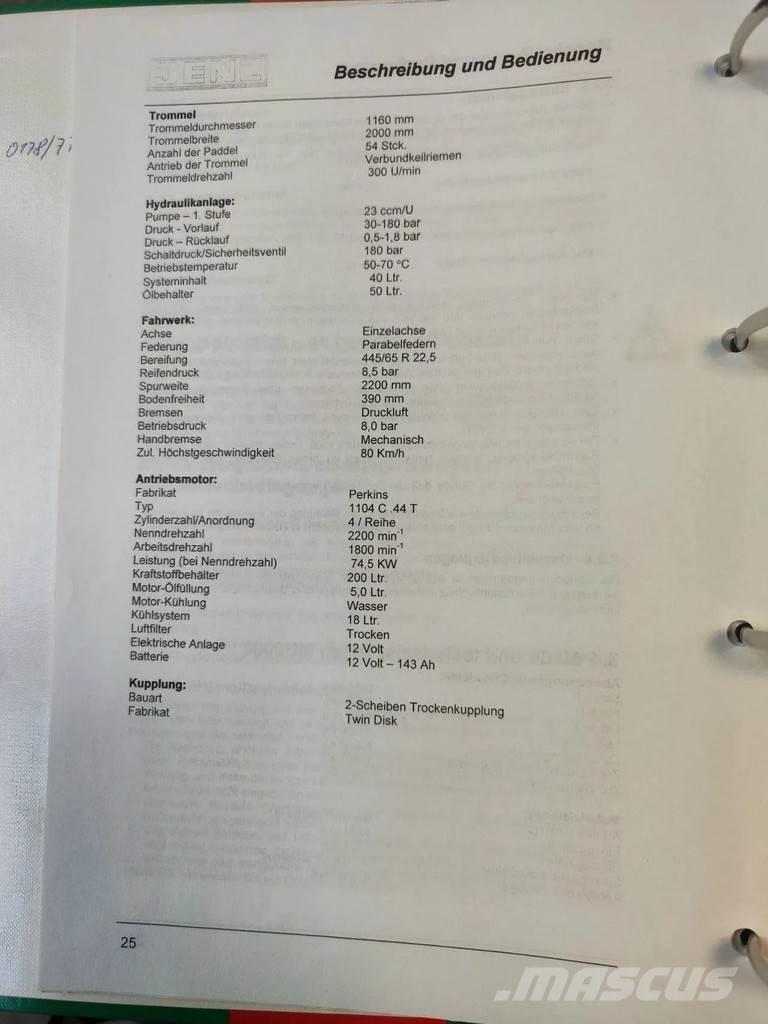 JENZ MU 2000D Waste Shredders