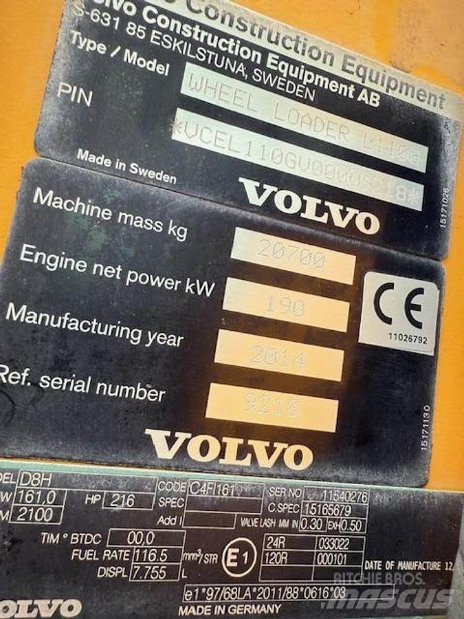 Volvo L110G Wheel loaders