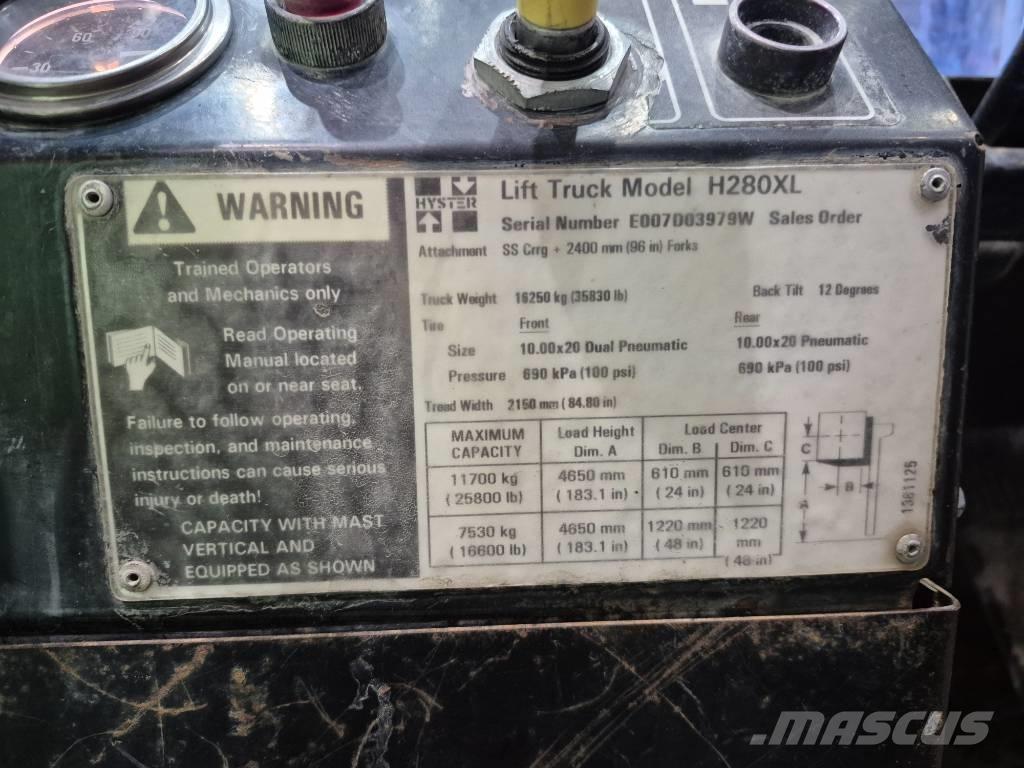 Hyster H 280 XL Forklift trucks - others