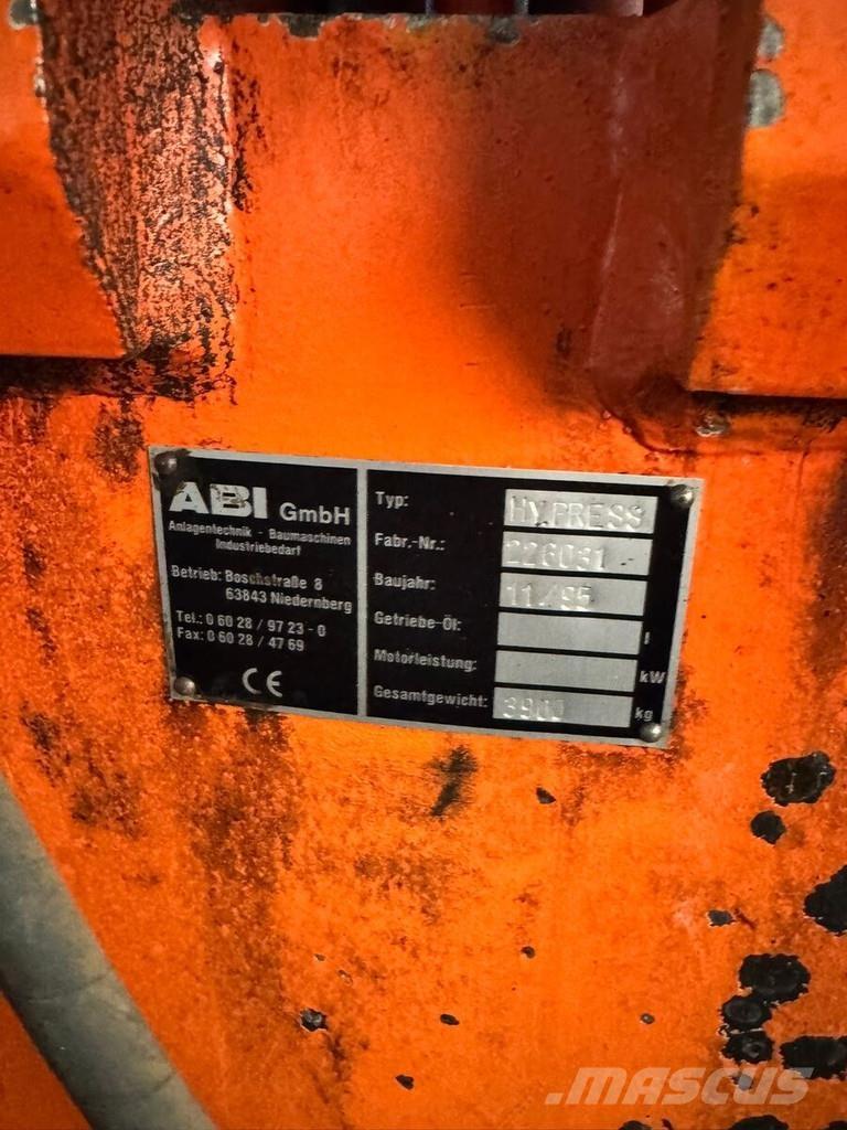 ABI Hydropress Hammers / Breakers