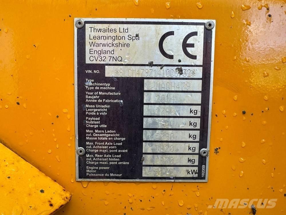 Thwaites 3T HTST Site dumpers