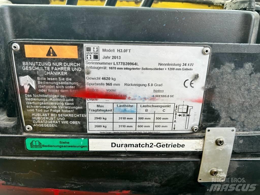 Hyster H 3.0 FT Diesel trucks