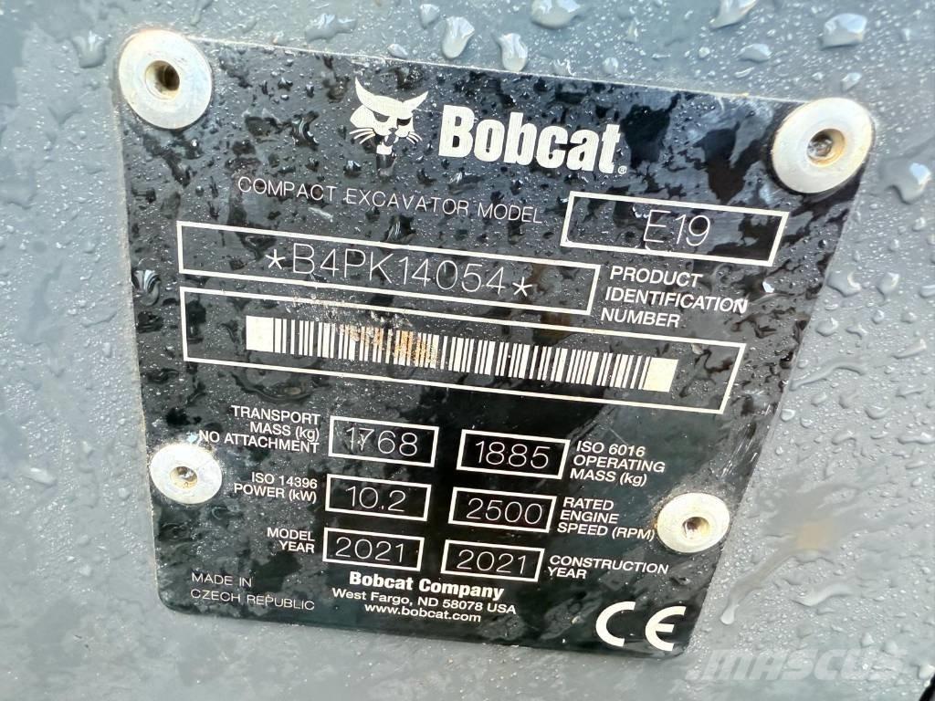 Bobcat E 19 Mini excavators < 7t (Mini diggers)