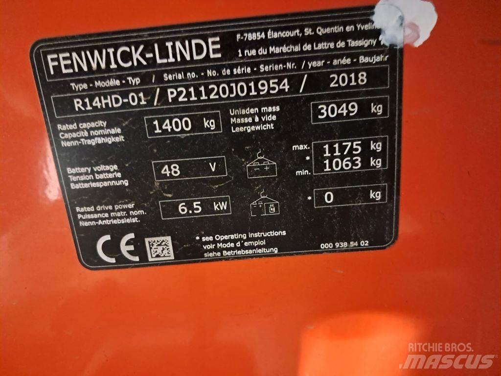 Linde R14 HD Reach trucks