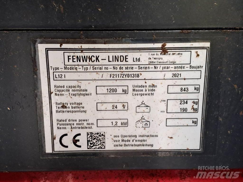 Linde L12I Pedestrian stacker